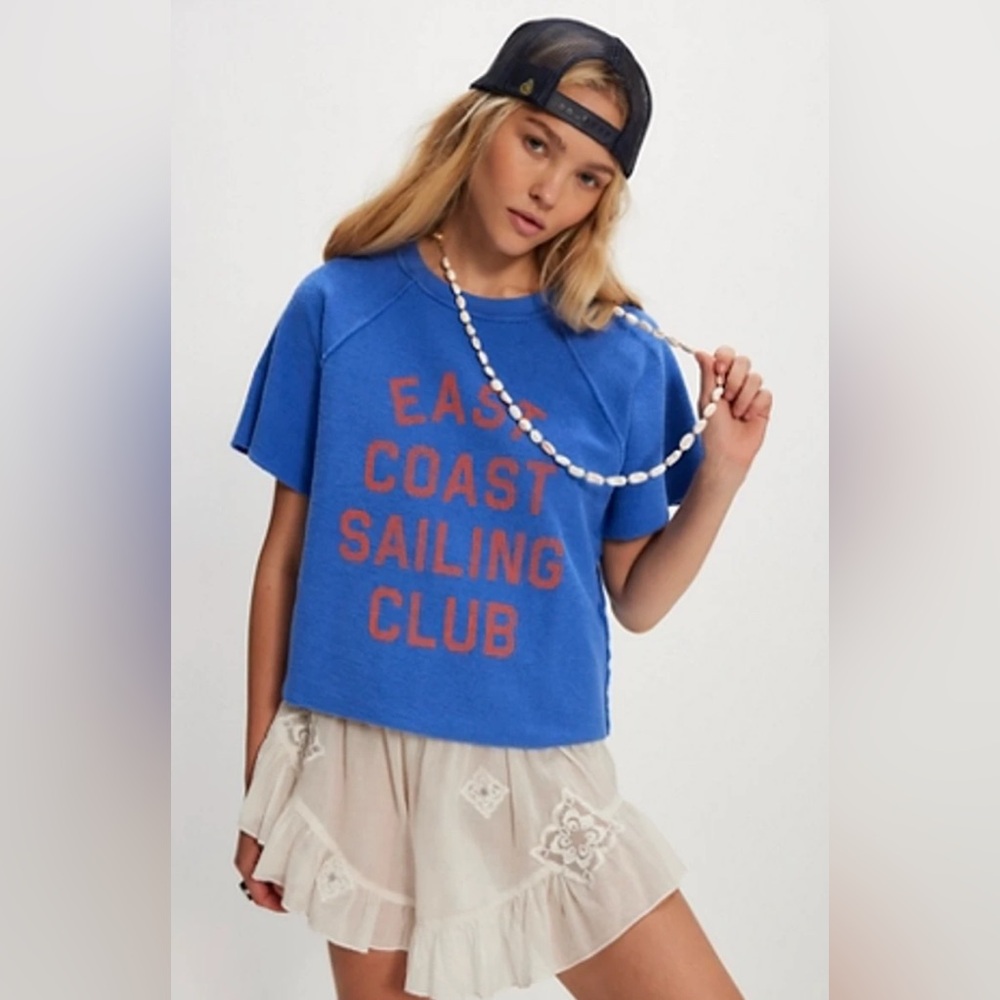 NWT Original Retro Brand Surf Club Sweatshirt - Vintage Blue Small
